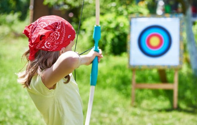 tir à l'arc, sport, jeunes, activités