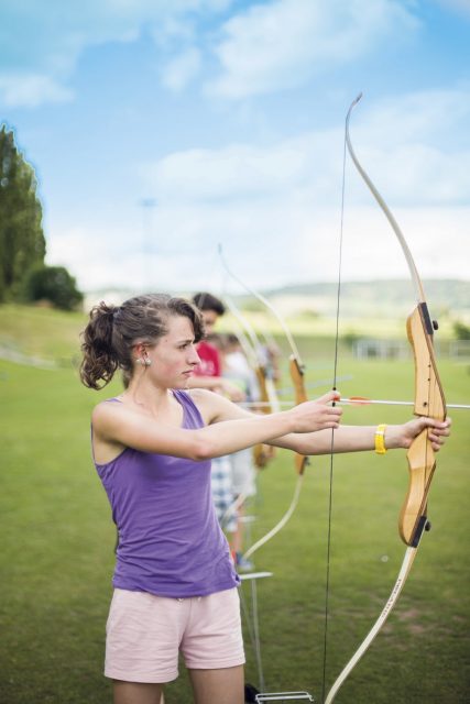 tir &agrave; l'arc s&eacute;jour linguistique parcours aventure activites loisirs